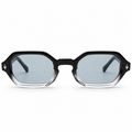 Onyx Fade zwart transparante zonnebril vooraanzicht